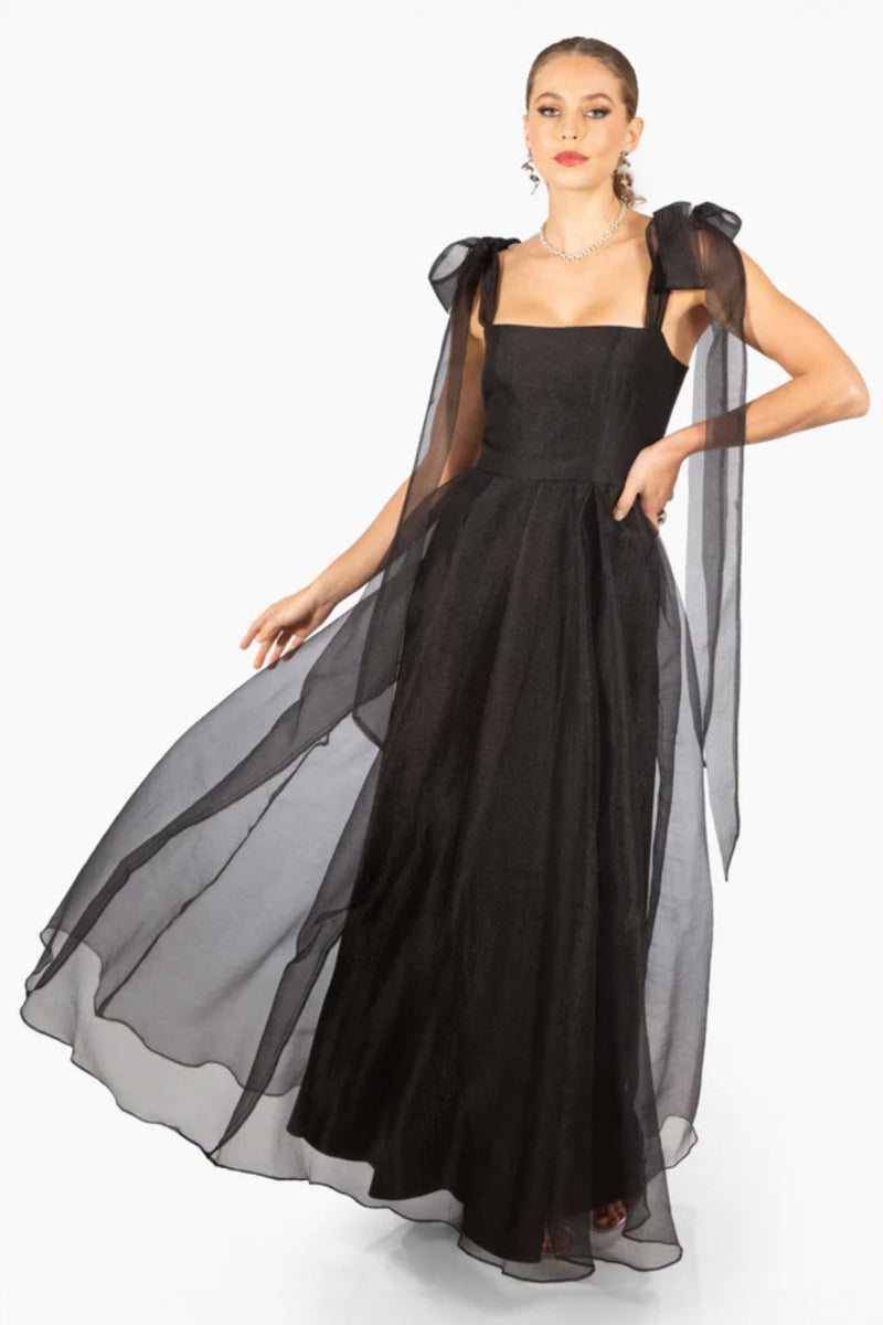 black halo eve dress Rent the runway sz 10 Black Halo Eve Chana solid black cutout strapless gown