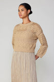 SWEATER DRESS COMBO W/CRINKLE DETAIL BY CURRENT AIR CUR040-8