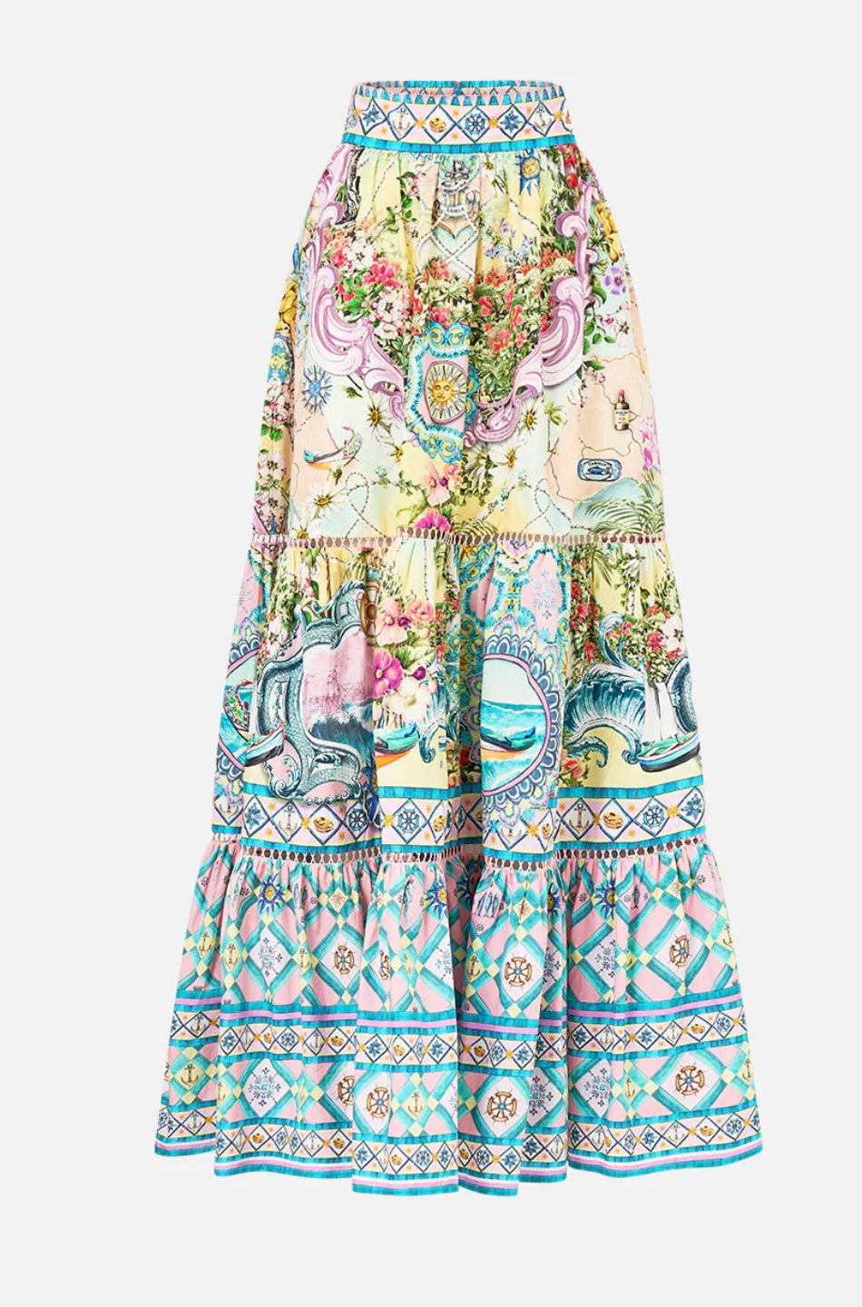 High Waisted Tiered Skirt by CAMILLA CAM0353660239 – Luxe Levels