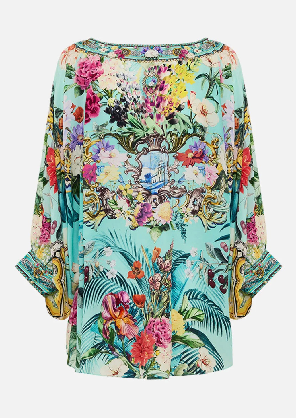 Raglan Sleeve Silk Blouse W/ Cuff by CAMILLA CAM332410259