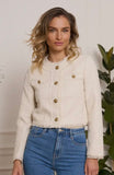 CROPPED FRENCH TWEED JACKET BY CHOKLATE PARIS CPV24130039