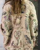 PATCHWORK MALCOLM KIMONO WITH HAND FADING + DISTRESSING BY MAGNOLIA PEARL MPJK8960330