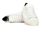 P448 Luxury Italian White Leather + Cowhide Sneaker ZEBBYP40135