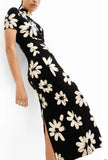 SLIM FIT ARTSY FLORAL DRESS BY DESIGUAL DESBL062-25