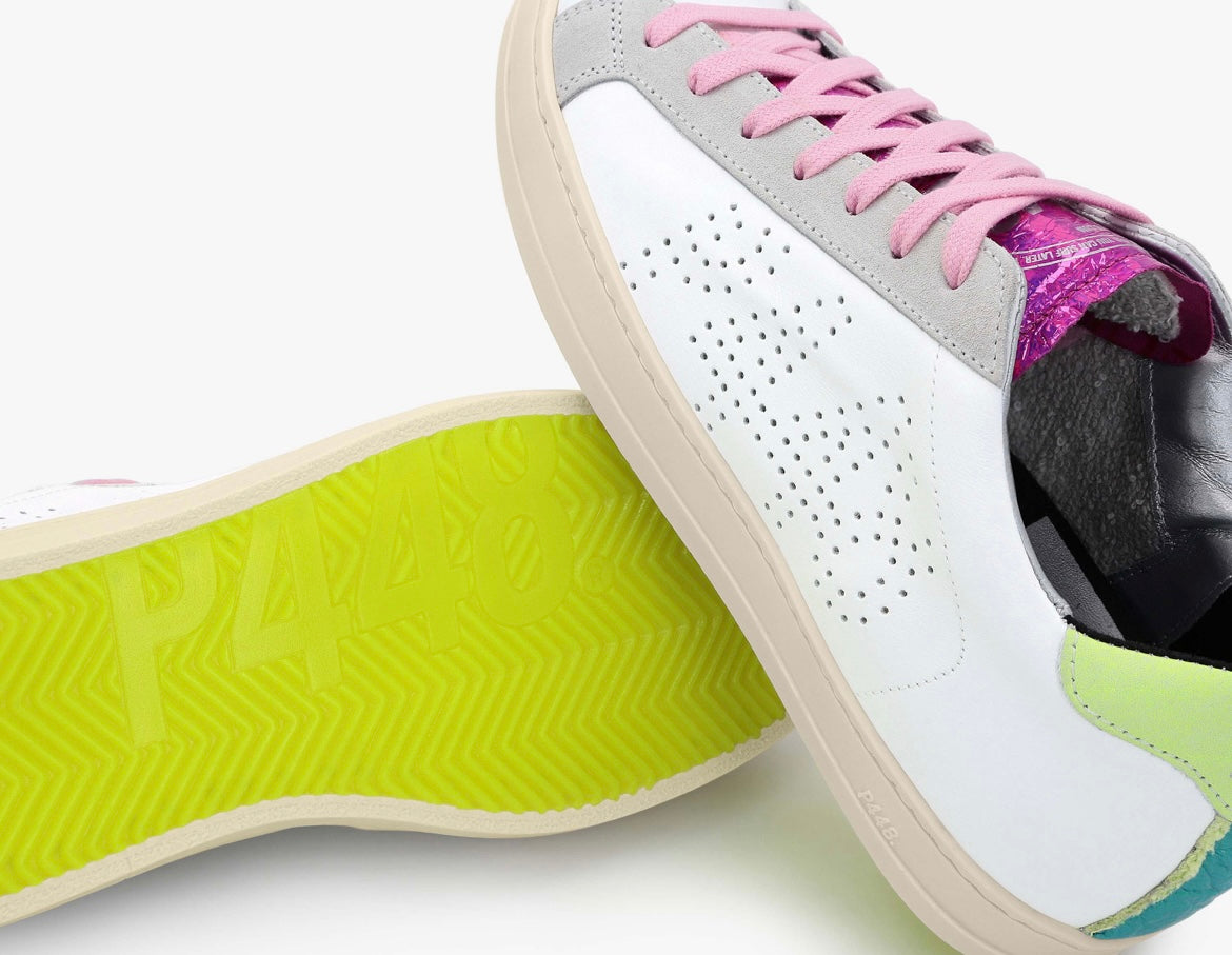 Luxury Italian Sneakers By P448-John Dogma Colorful Details